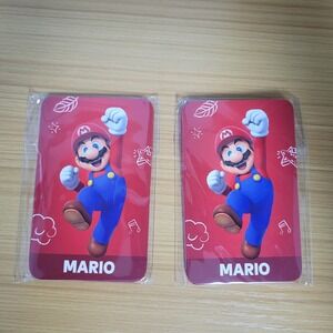 Nintendo Switch World of Fun Character Card Set of 8 Mario Pikmin Pikachu Promo